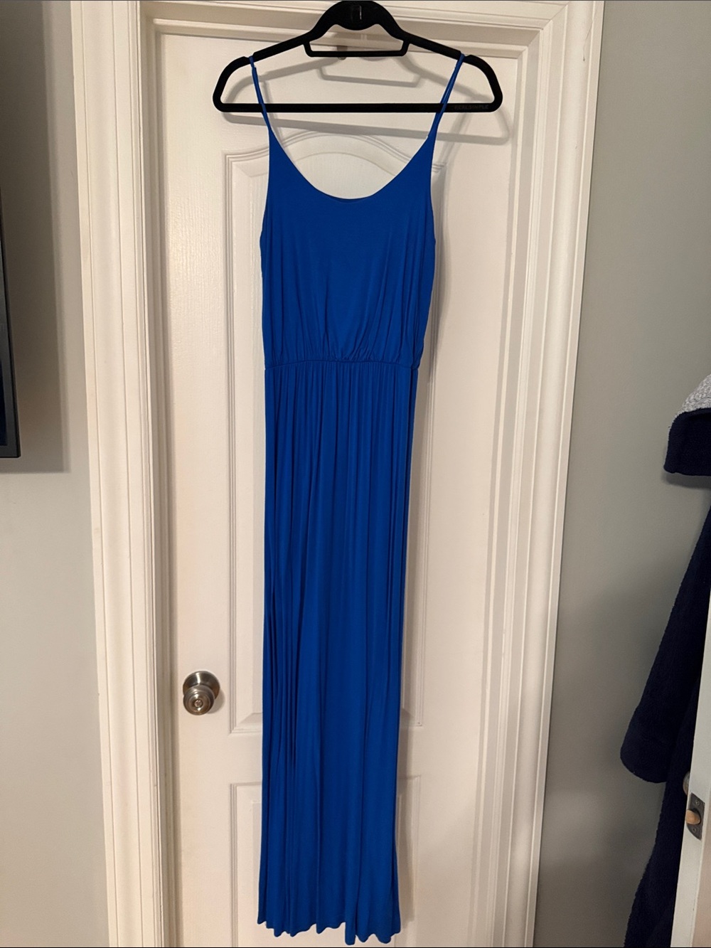 Lush Royal Blue Spaghetti Strap Maxi Dress